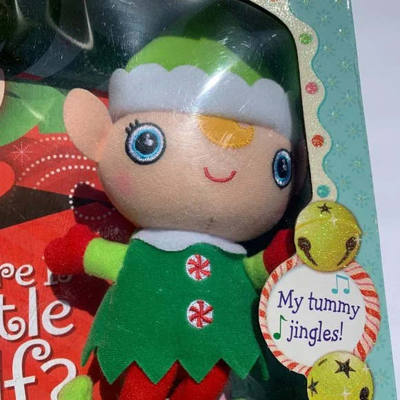 Little Elf Storybook & Elf Gift Set Elf Jingle Bell Doll Plush In Box NEW - Picture 10 of 12